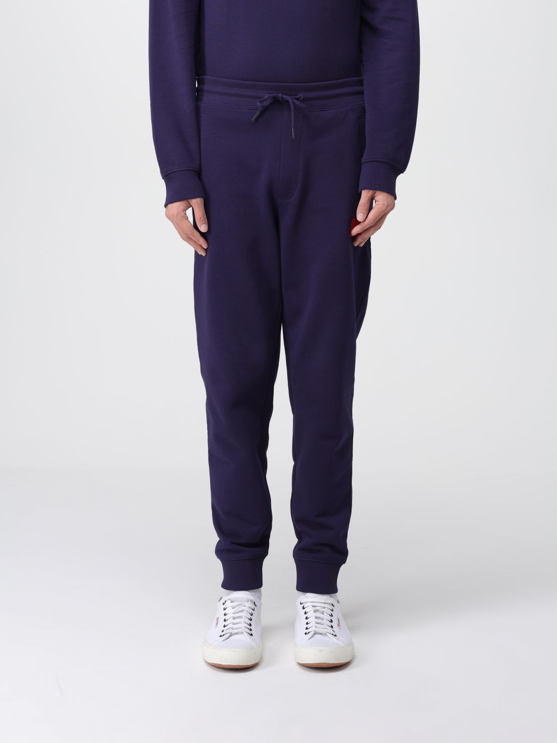 Hugo Boss Pants Hugo Men Color Violet In Purple