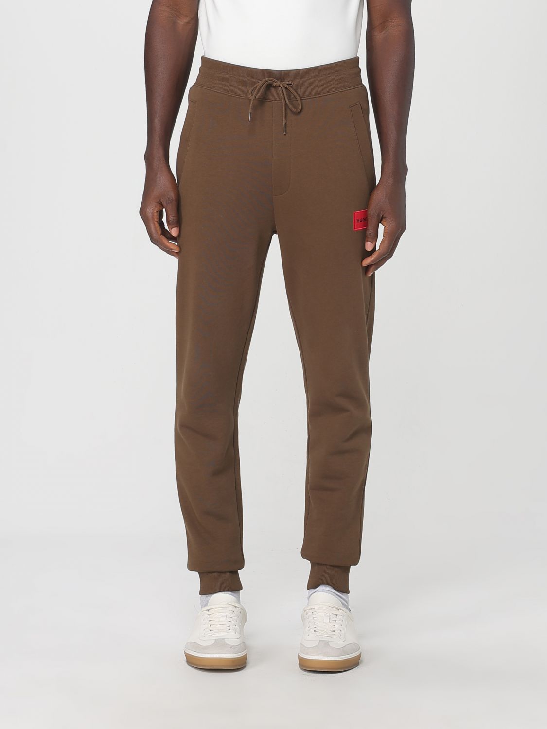 Hugo Boss Sweat Hugo Men Color Brown In Brown