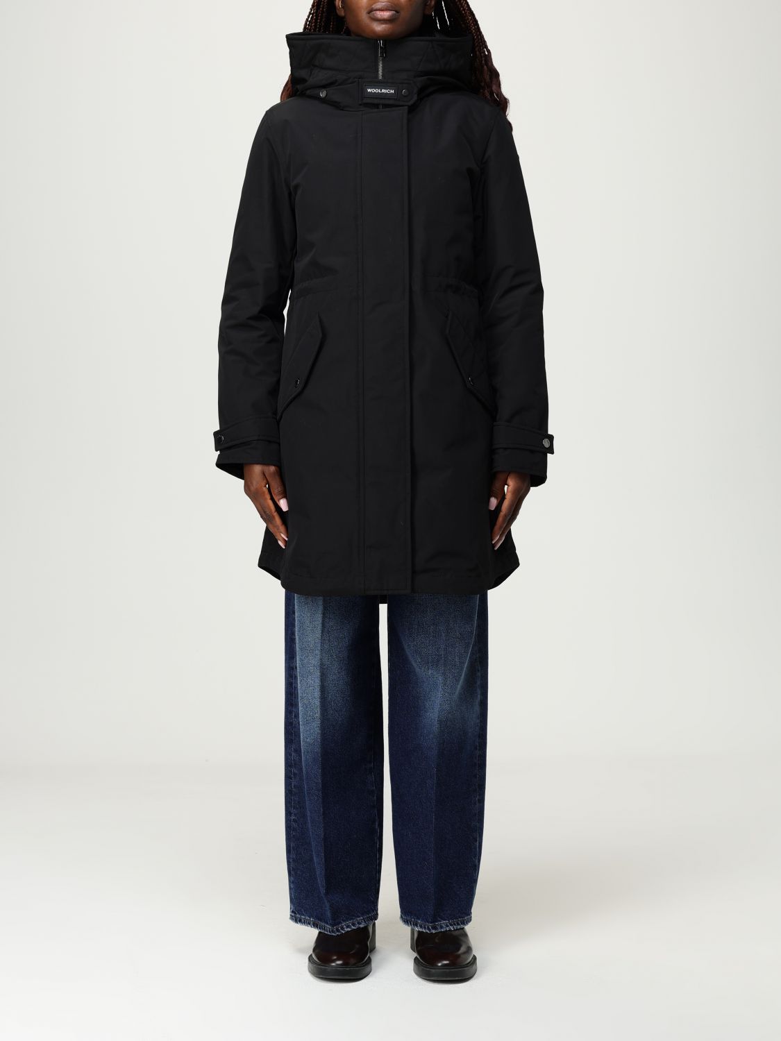 Woolrich Authentic 3 In 1 Parka Jacket In Black