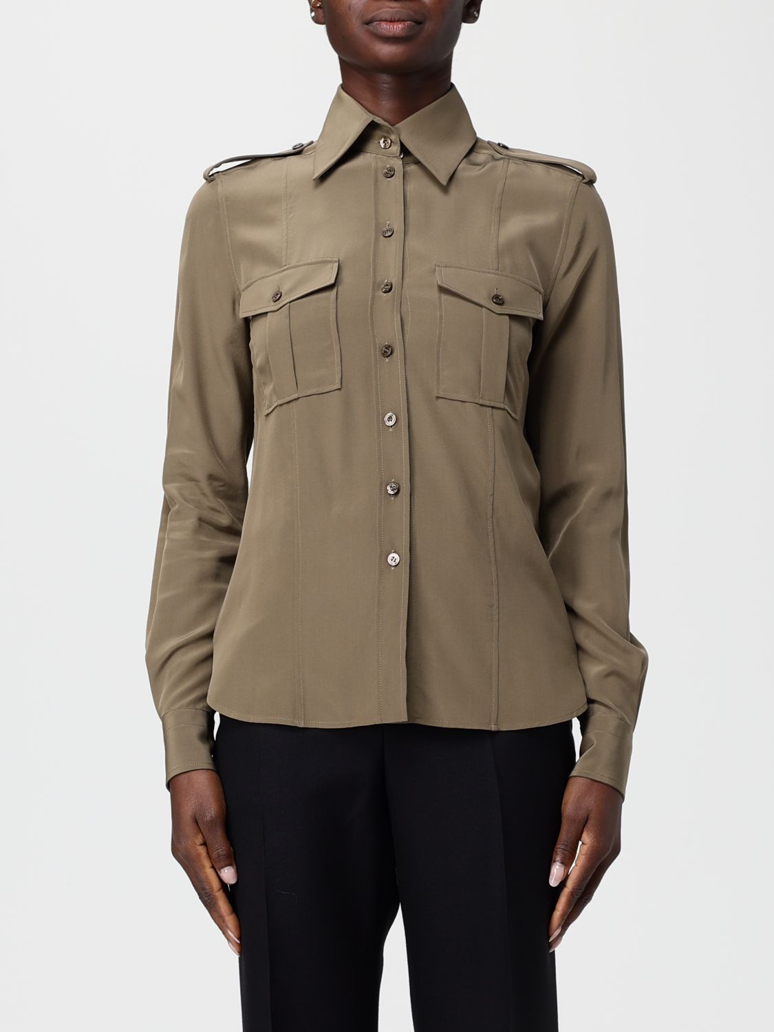 Tom Ford Shirt  Woman Color Kaki In Brown