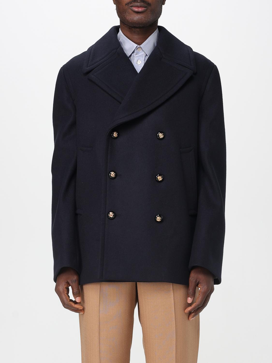 VALENTINO VALENTINO Coat Men color Blue　VALENTINO コート メンズ カラーブルー