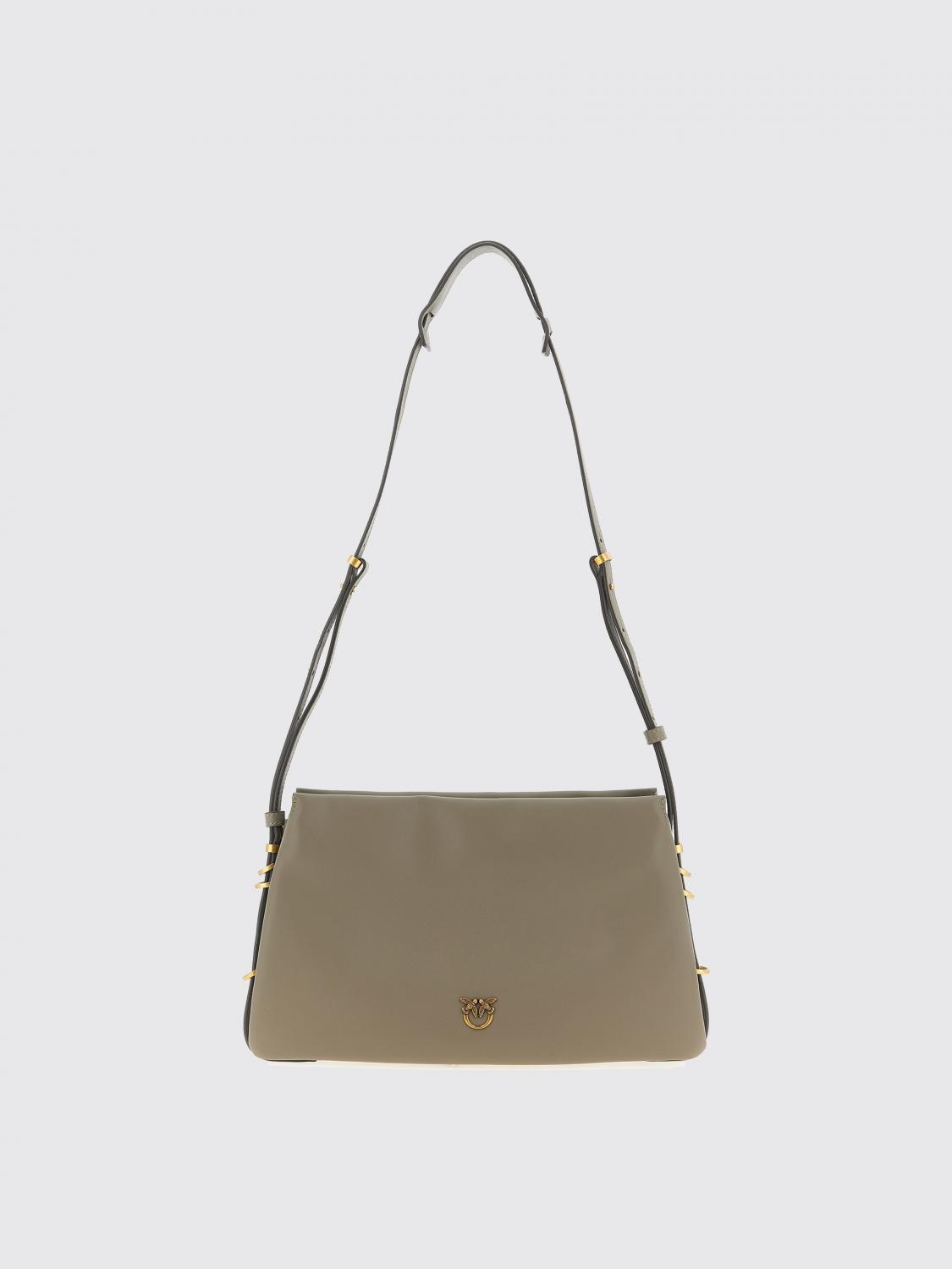 Pinko Triplet Crossbody Bag In Neutral