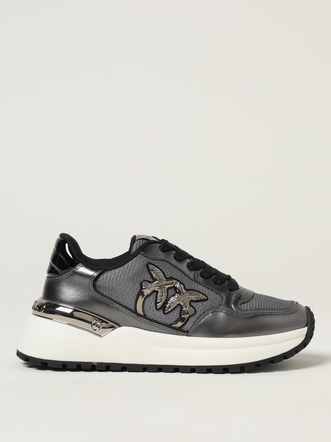 Pinko Sneakers  Woman Color Grey In Gray