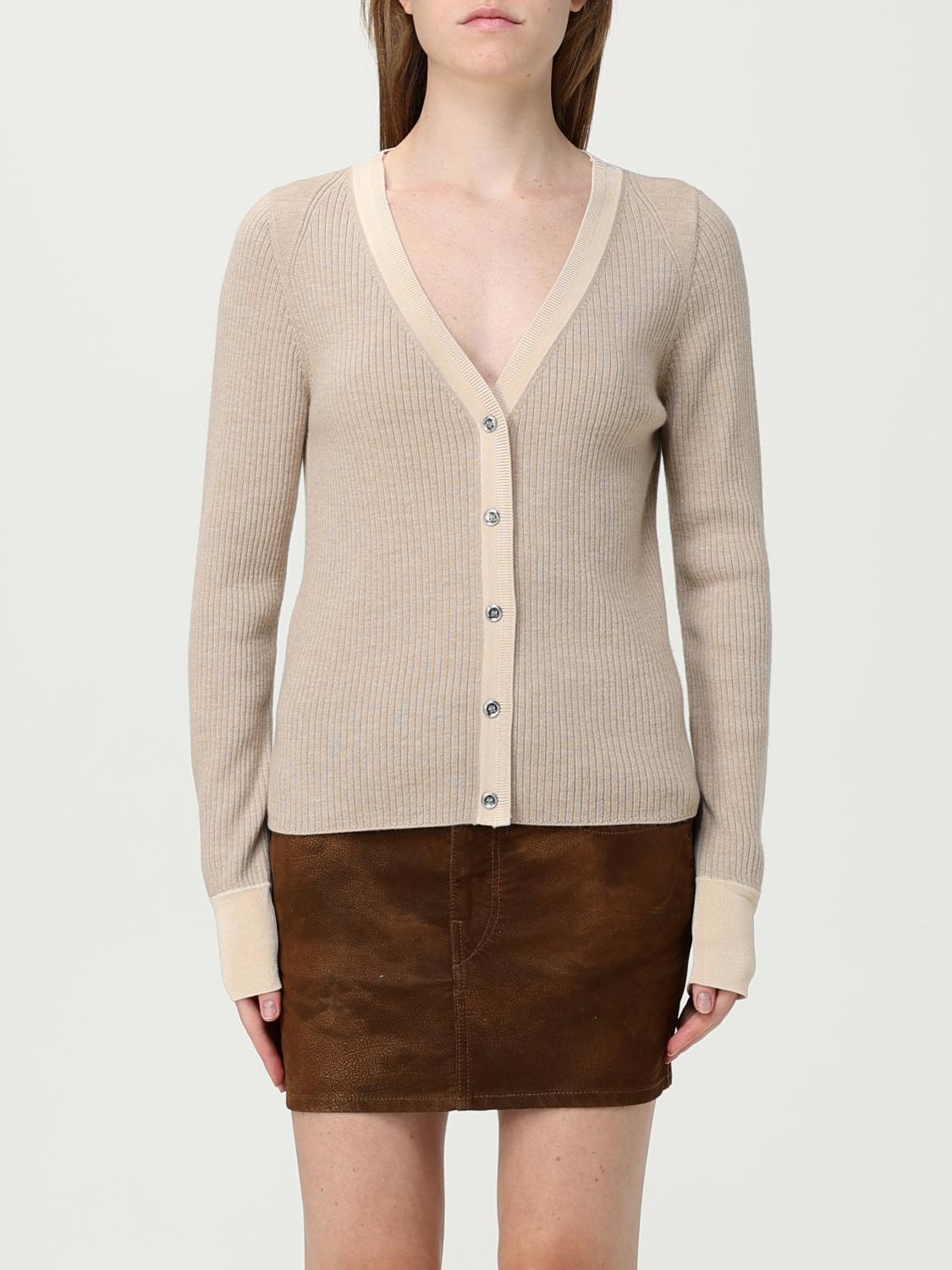 Pinko Cardigan  Woman Color Beige In Neutral