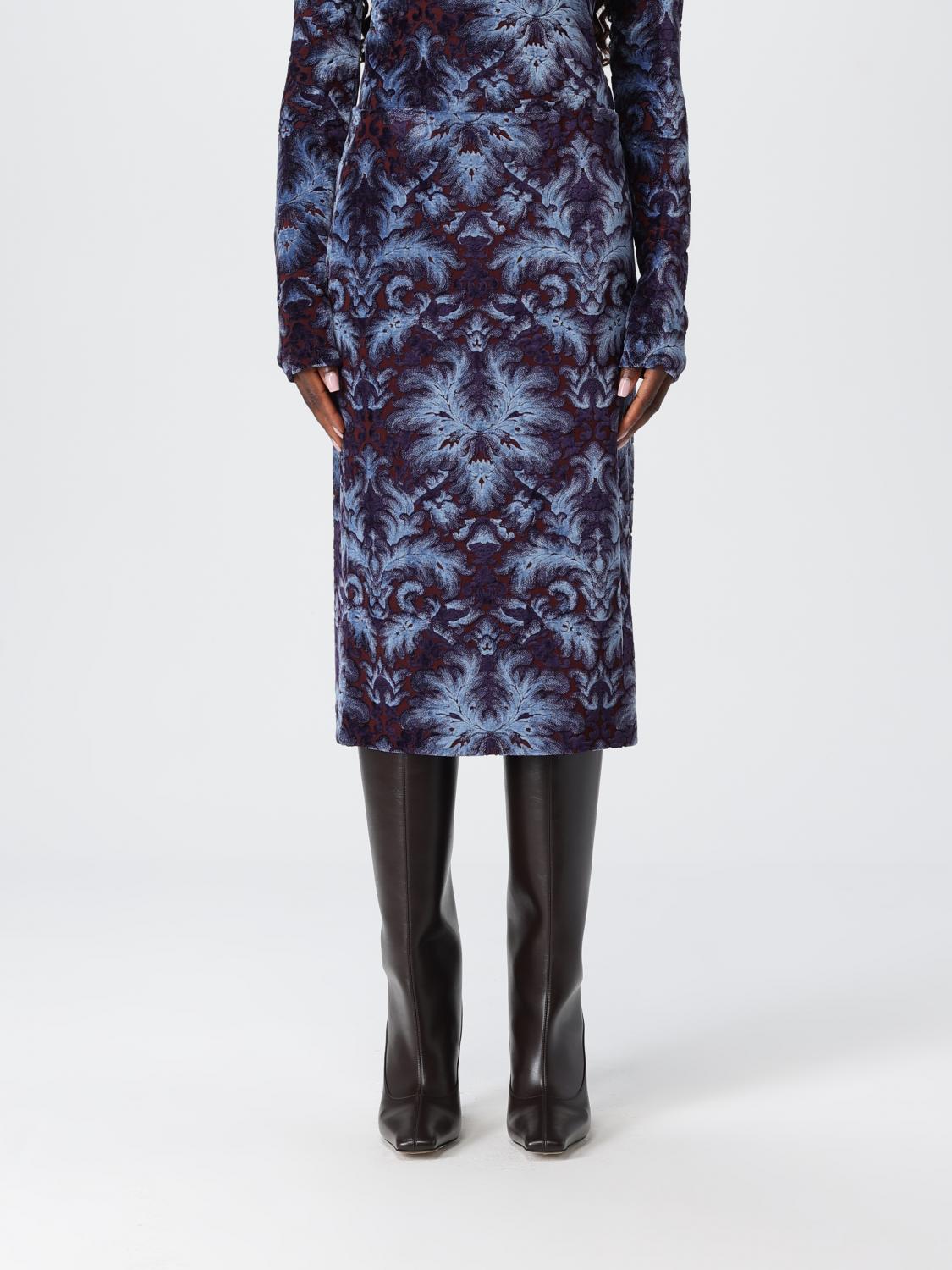 Etro Skirt  Woman Color Blue