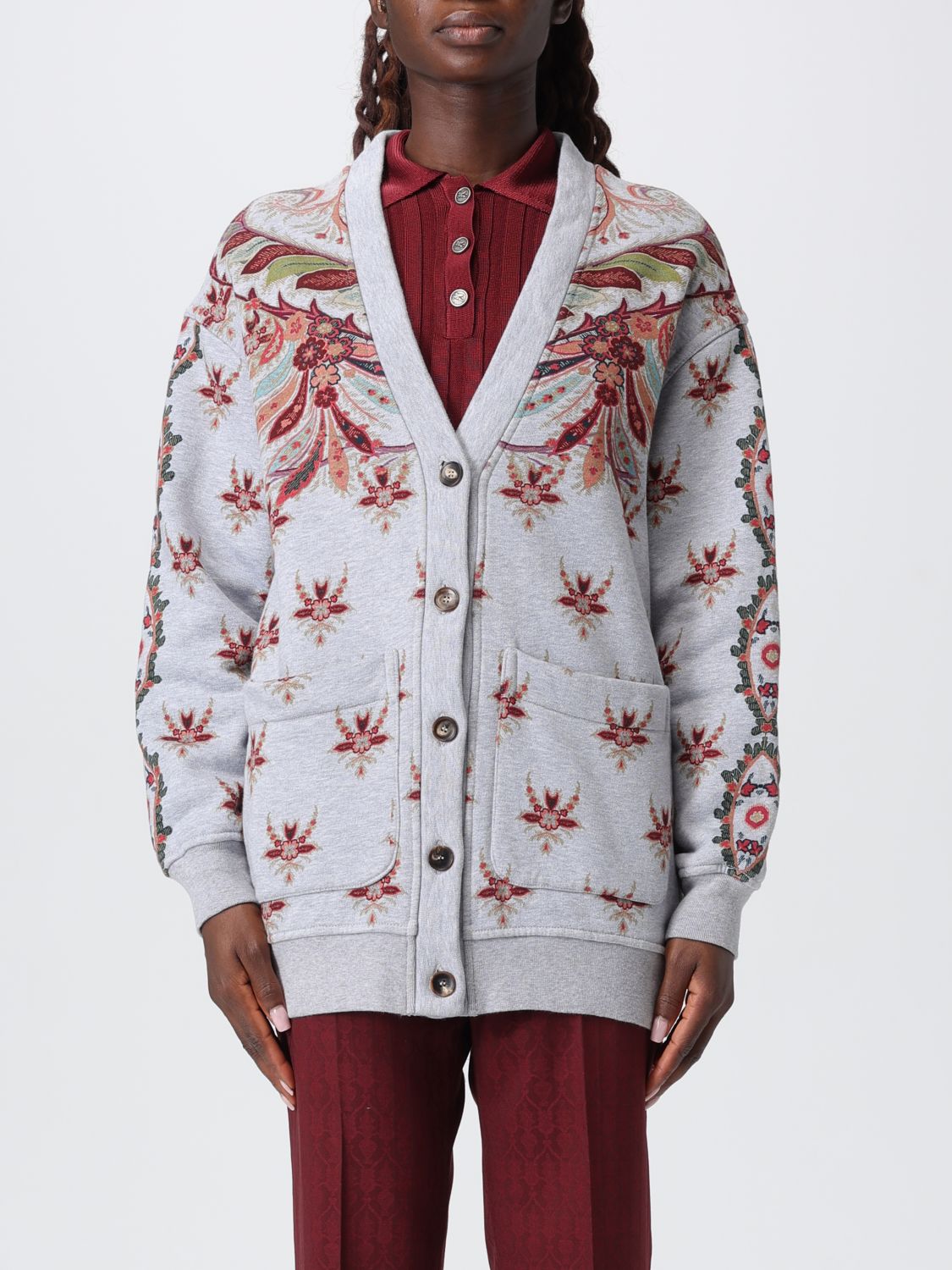 Etro Sweater  Woman Color White In Multi
