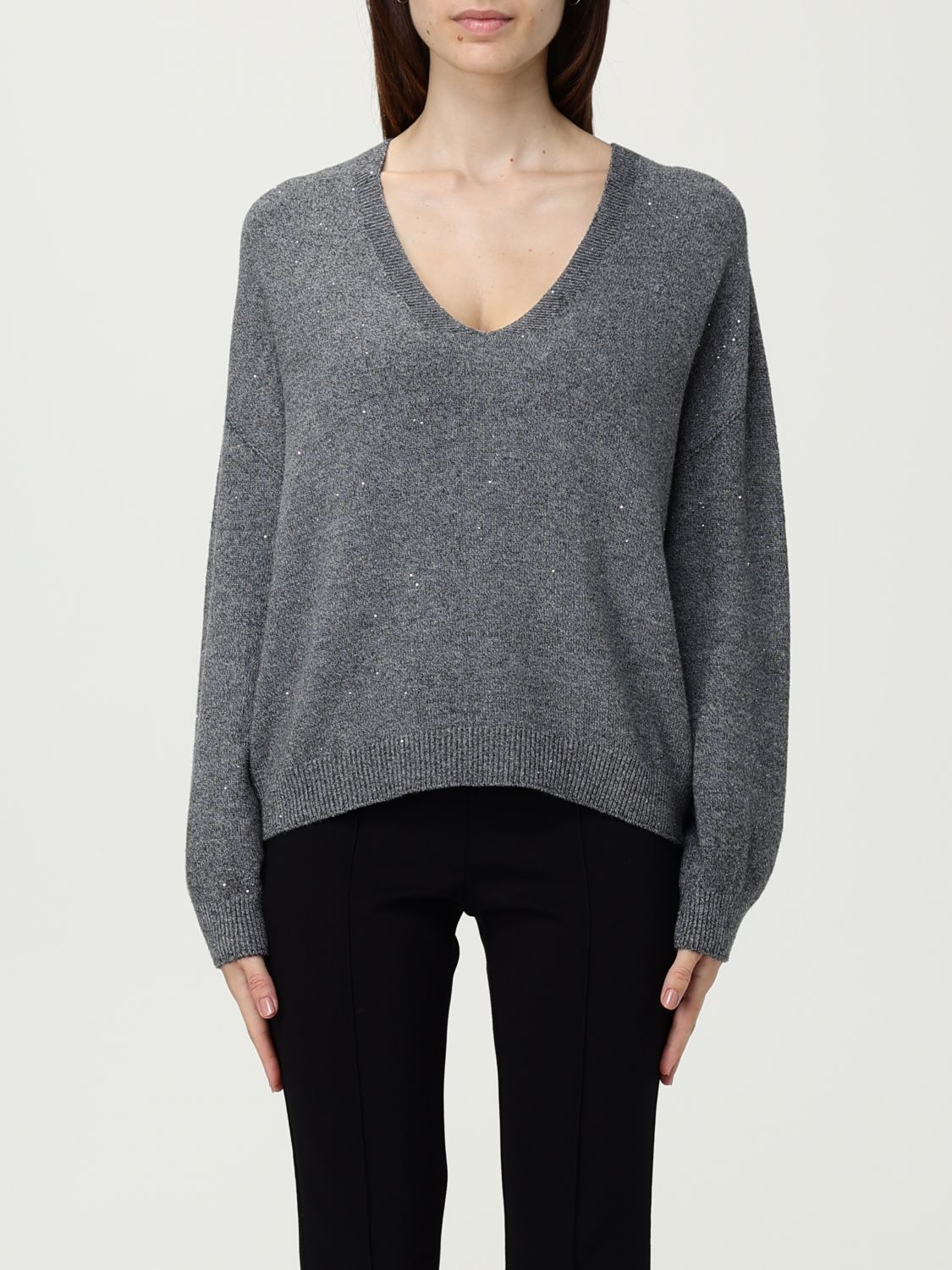 Liu •jo Sweater Liu Jo Woman Color Grey In Gray