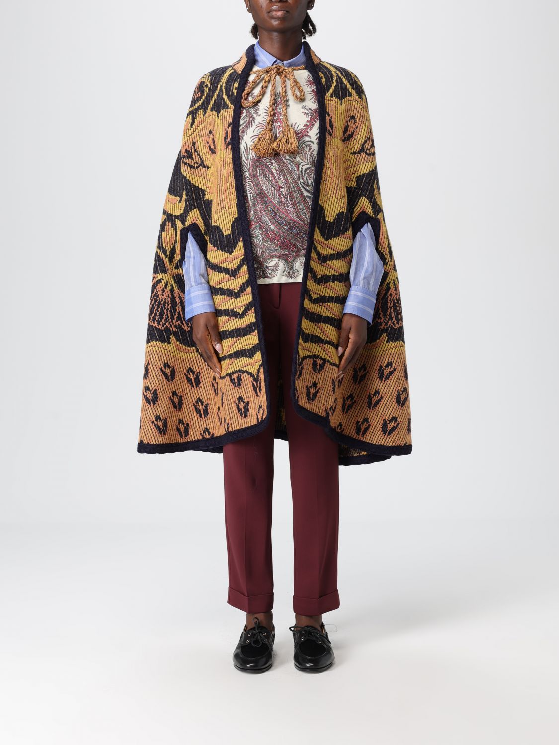 Etro Jacket Woman Color Fa01 In Animal Print