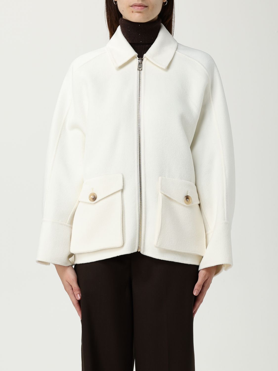 Liu •jo Jacket Liu Jo Woman Color White In White