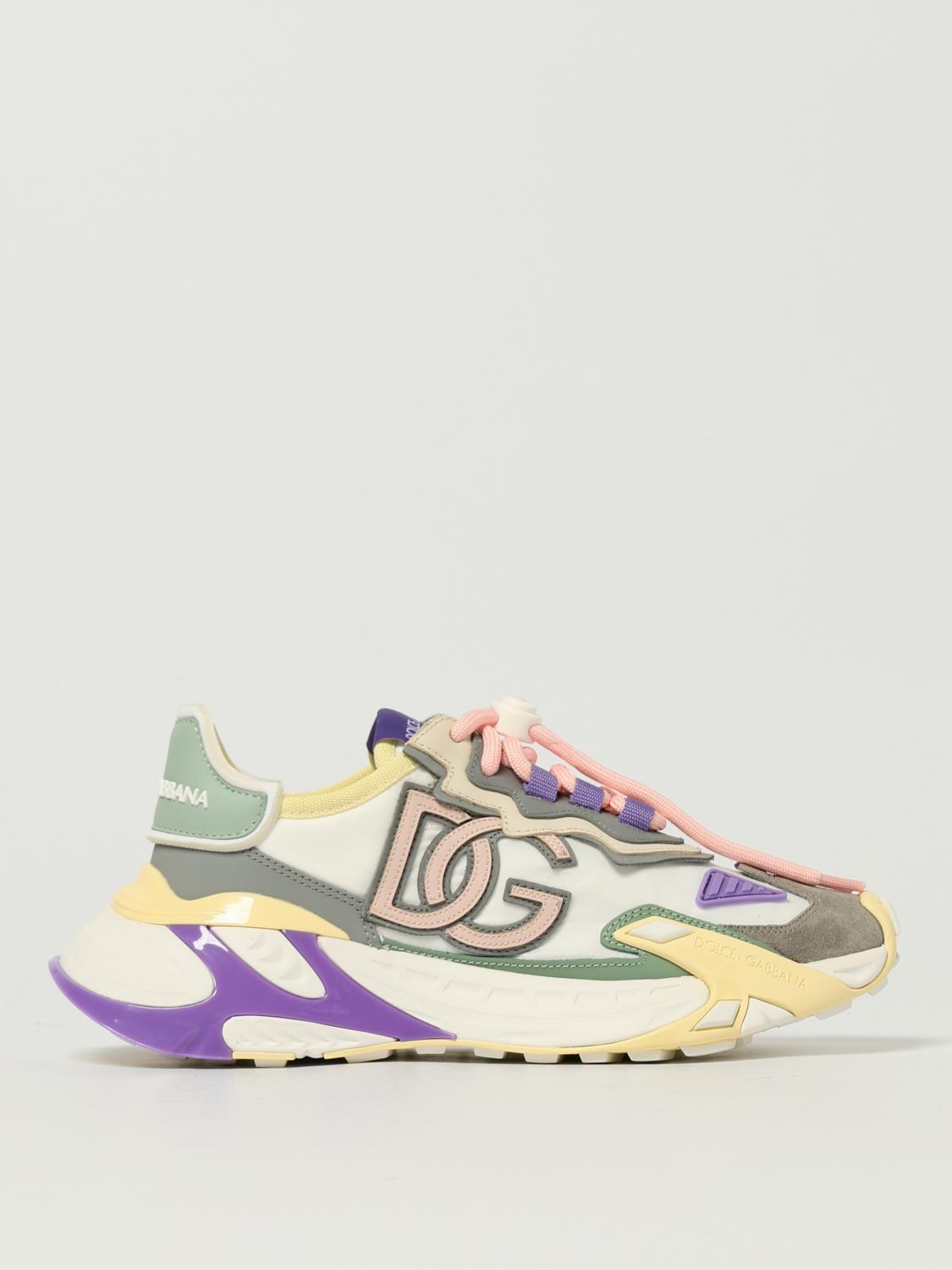 Dolce & Gabbana Logo-patch Chunky Sneakers In White