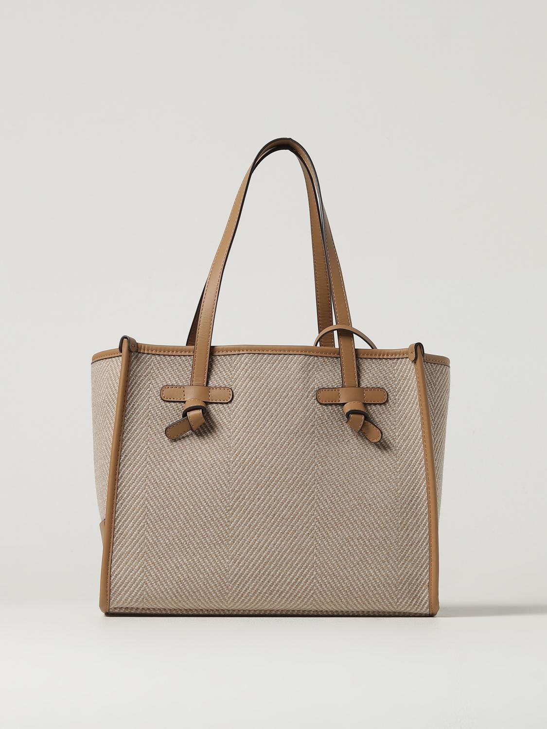Gianni Chiarini Double Handle Shoulder Bags In Sand