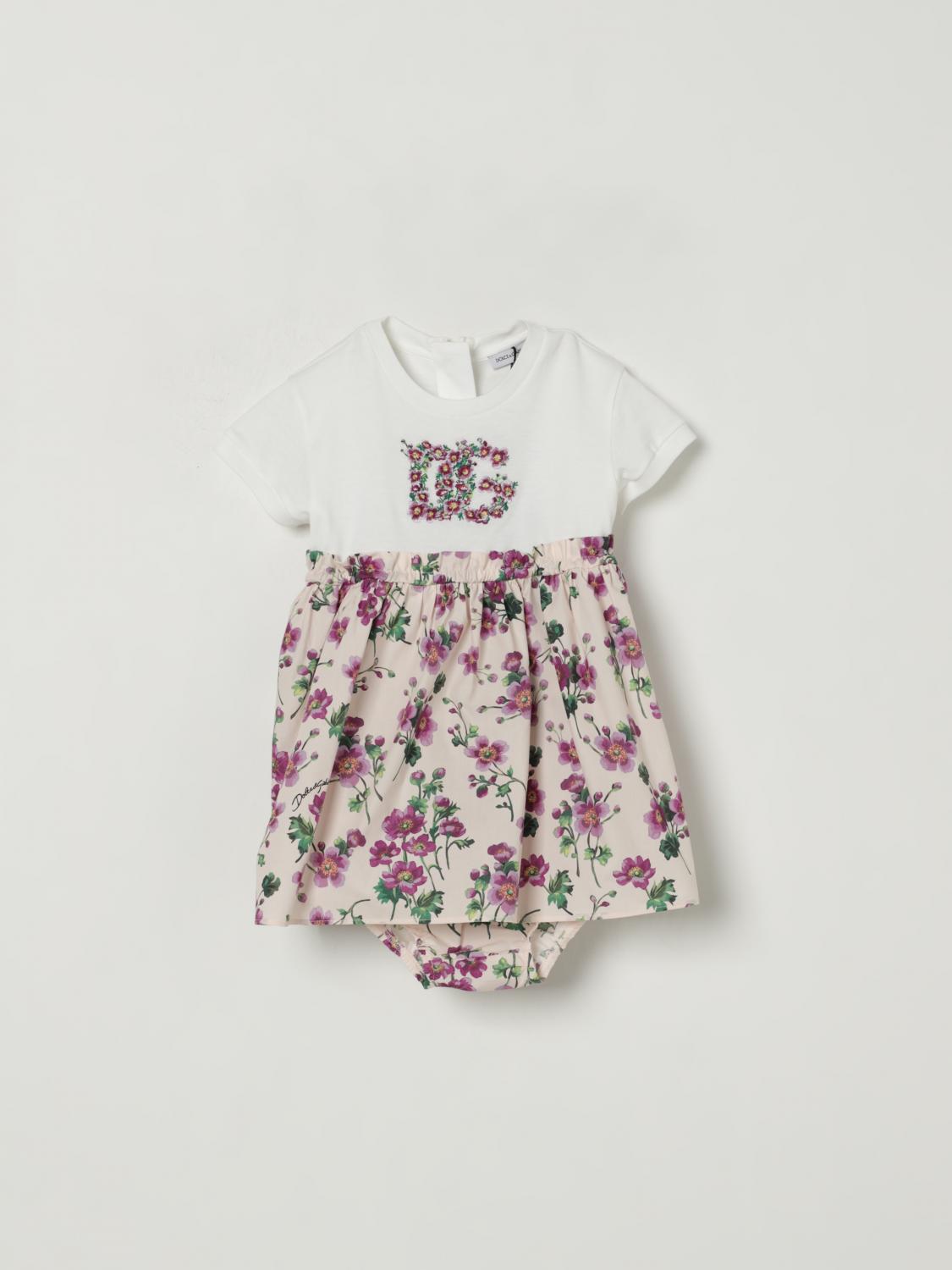 Dolce & Gabbana Romper Kids Color Multicolor In Multi