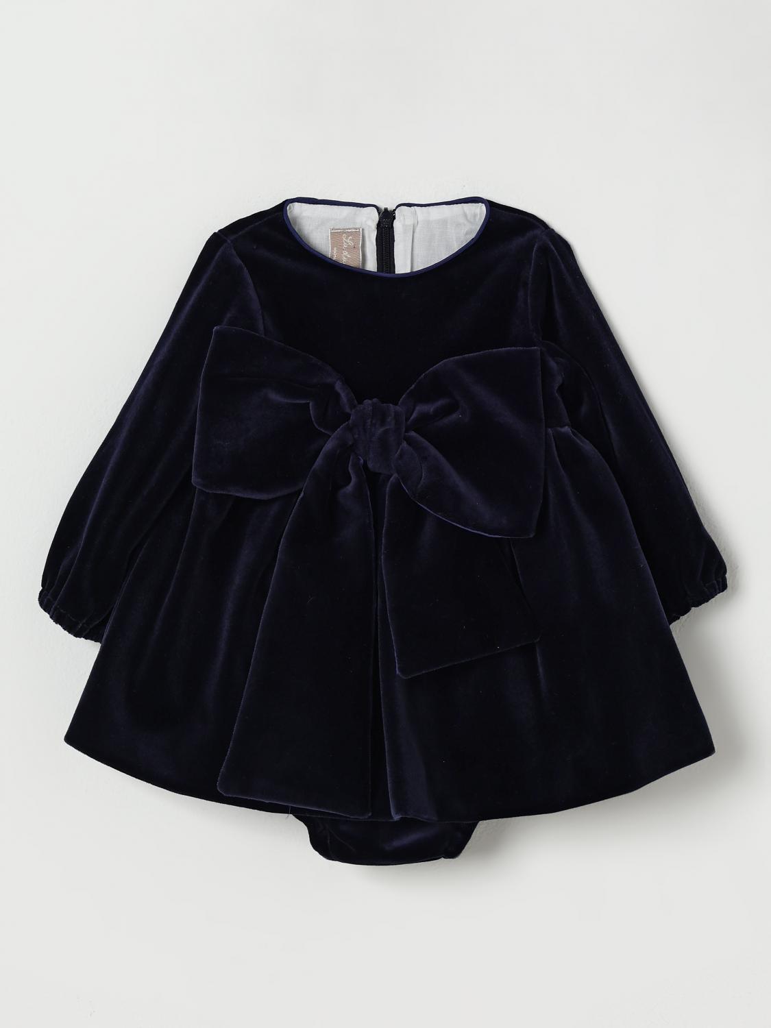La Stupenderia Dress Kids Color White In Black