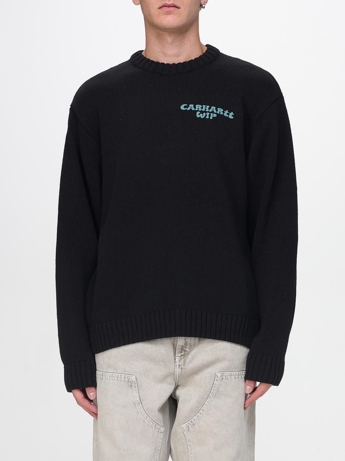 Carhartt Helix Sweater In Cotton Blend In Black