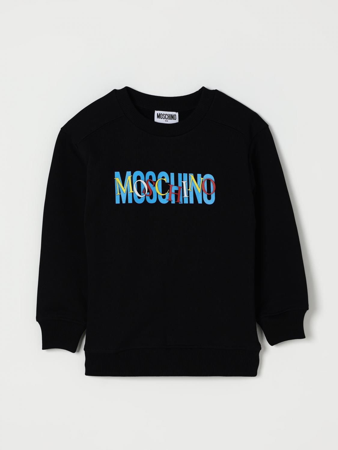 Moschino Sweater Kids Color Black In Black