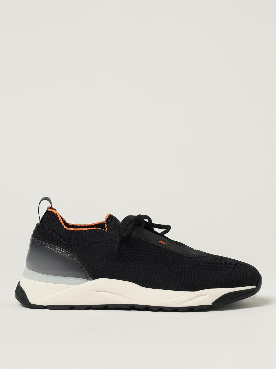Santoni Sneakers  Men Color Black In Black