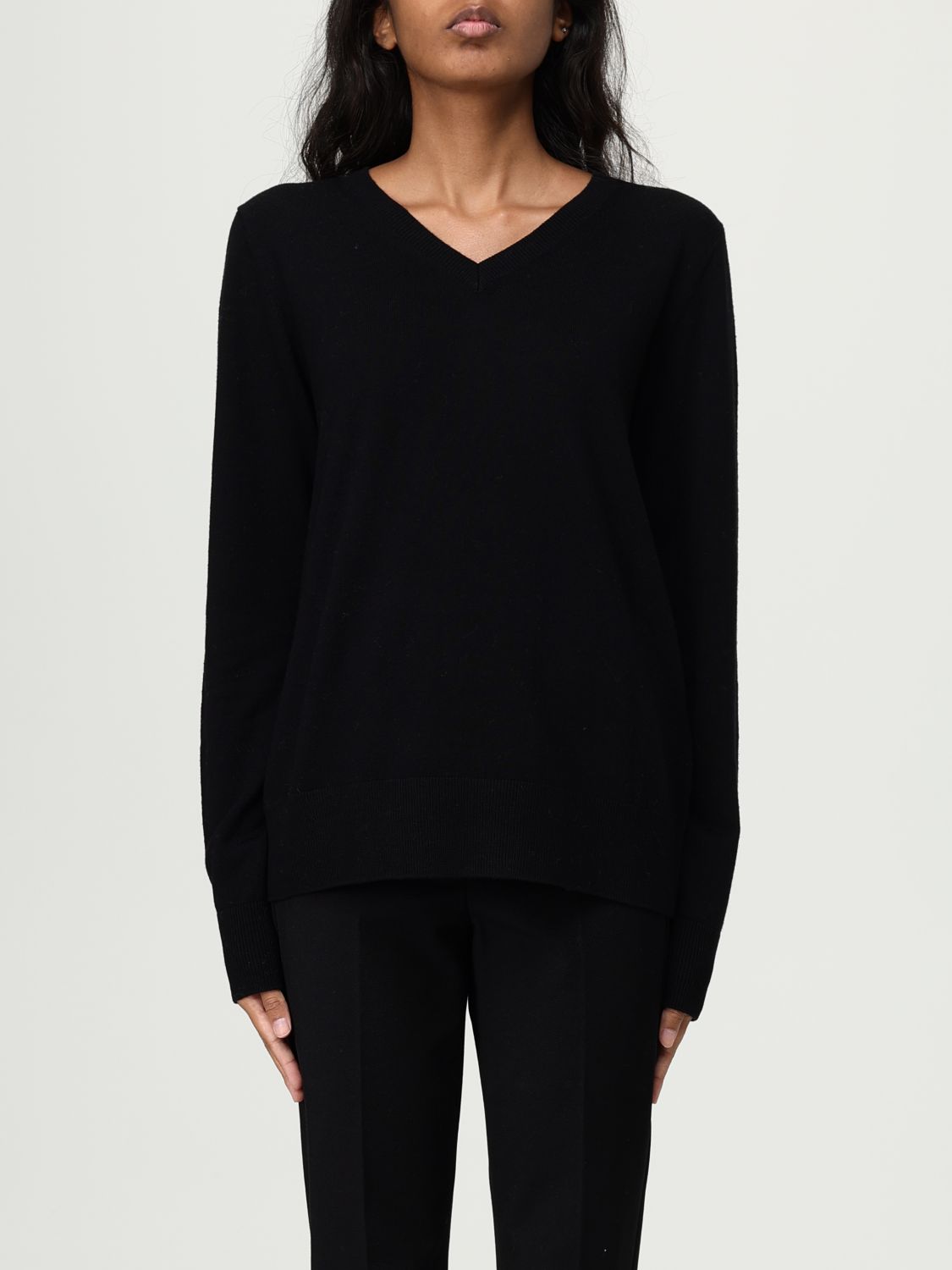 Max Mara Cardigan Woman Color Black In Black