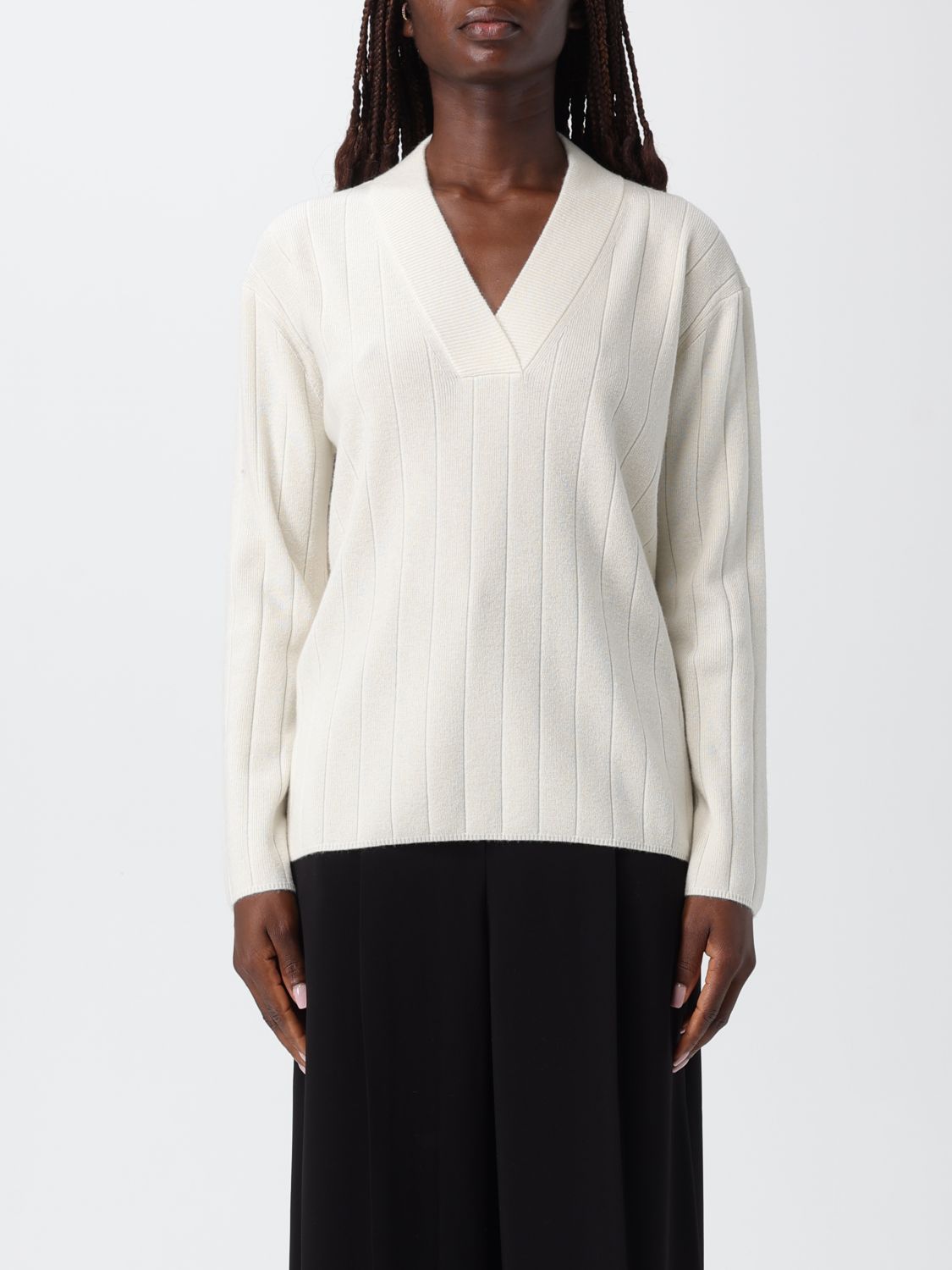 Max Mara Cardigan  Woman Color White In White