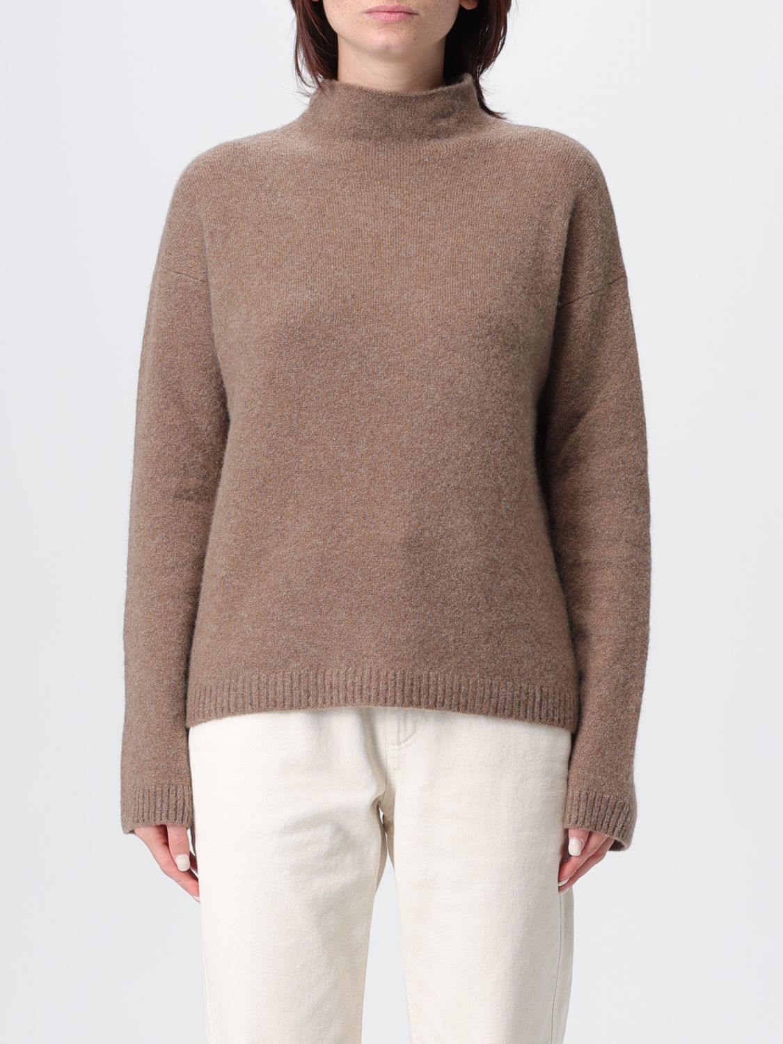 Max Mara Cardigan Woman Color Brown In Brown