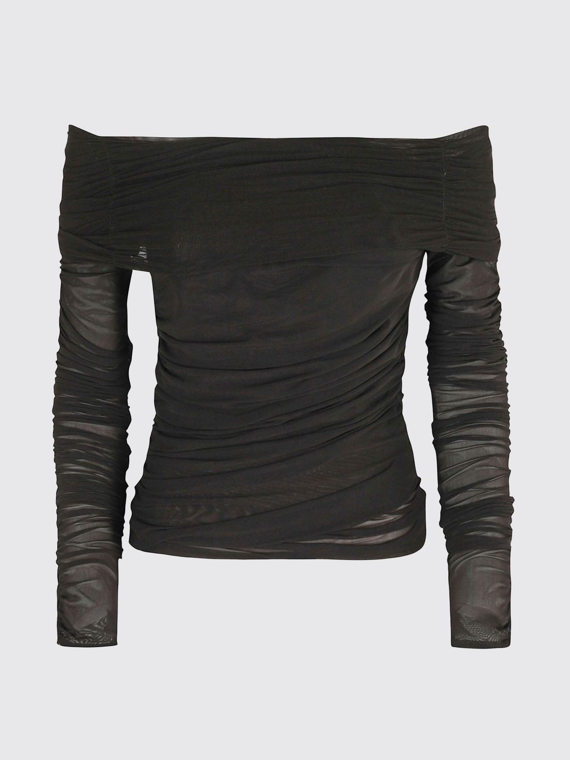 Federica Tosi Top Woman Color Brown In Brown