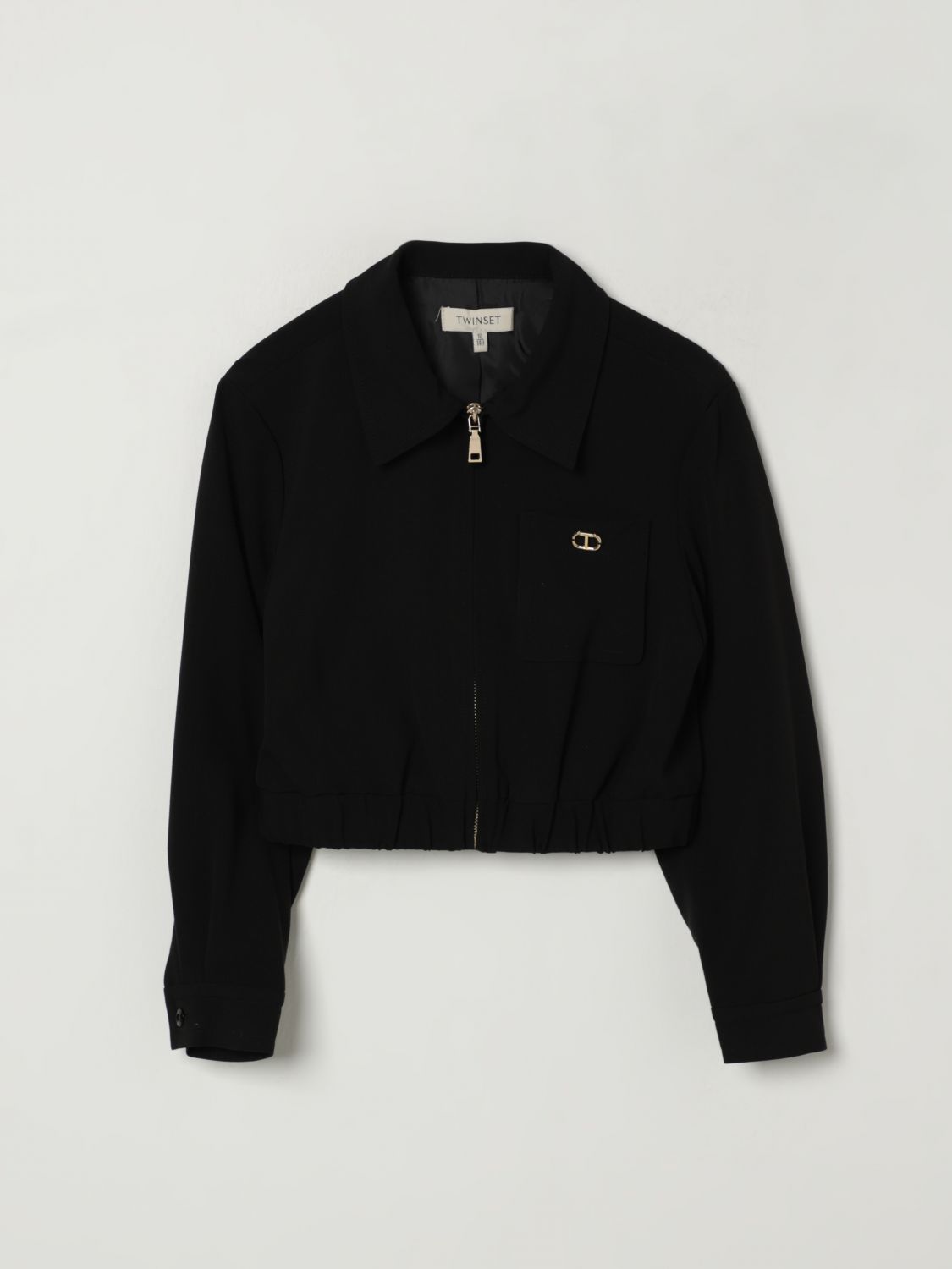 Twinset Jacket Kids Color Black In Black