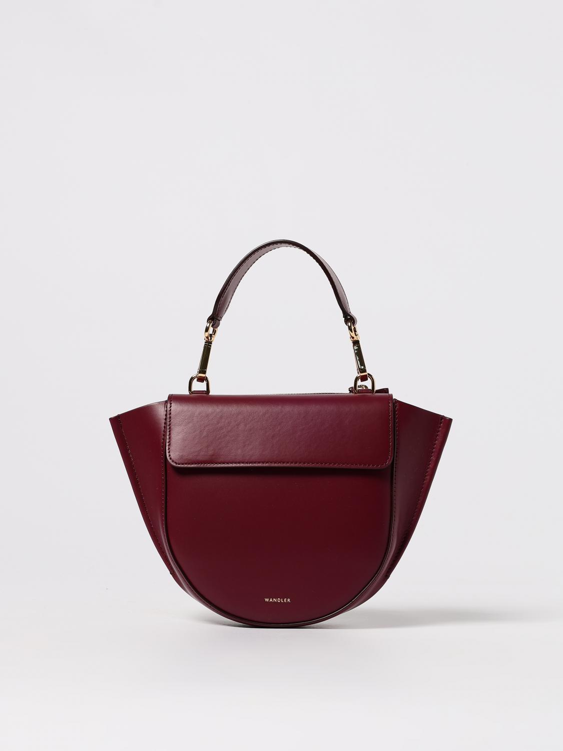 Wandler Mini Hortensia Top-handle Cross Body Bag In Red