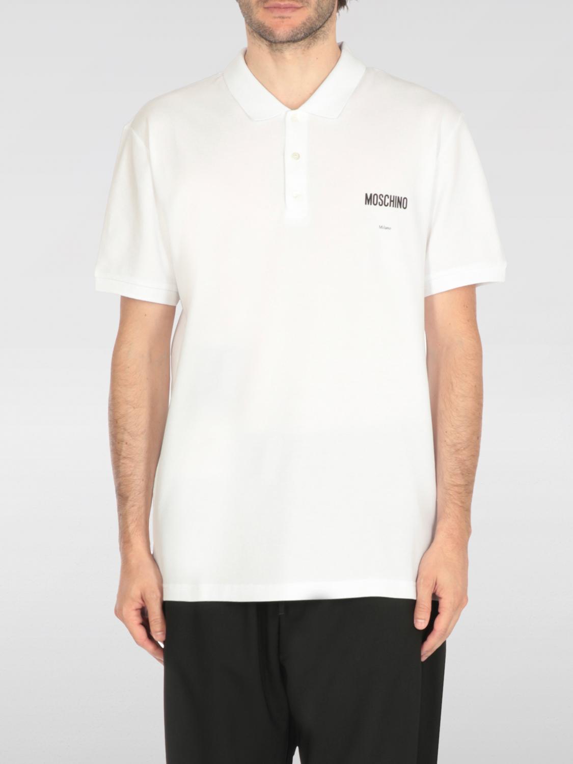 MOSCHINO COUTURE Polo Herren Farbe Weiß