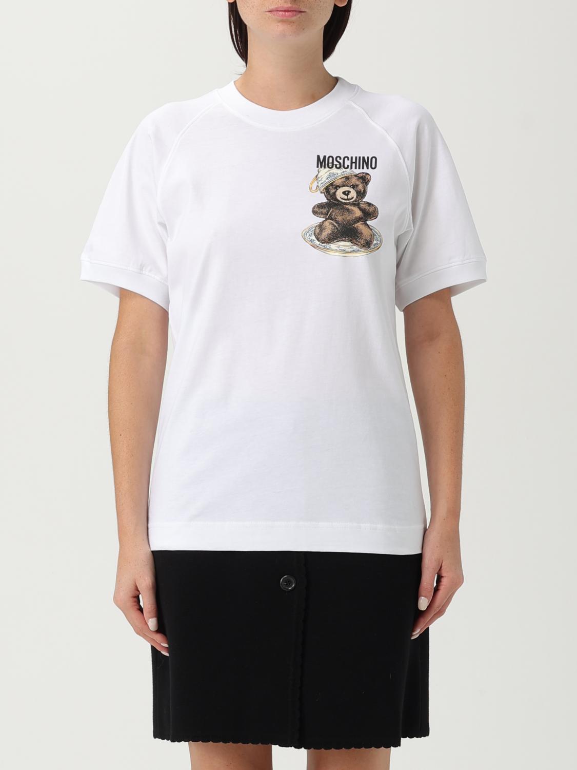 Moschino Couture Little Teddy Bear T-shirt In White