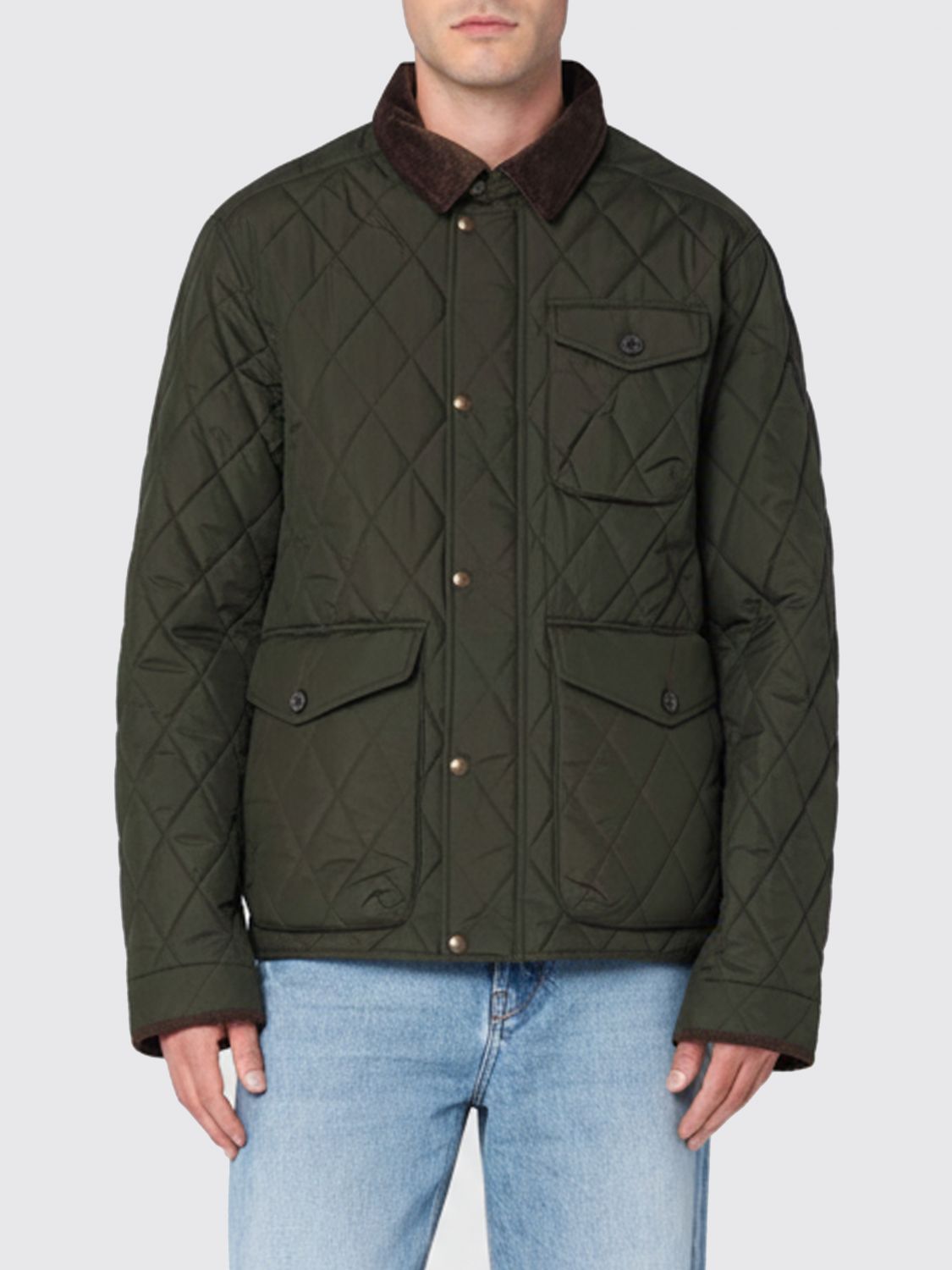 Polo Ralph Lauren Beaton Quilted Jacket Olive Green In Green