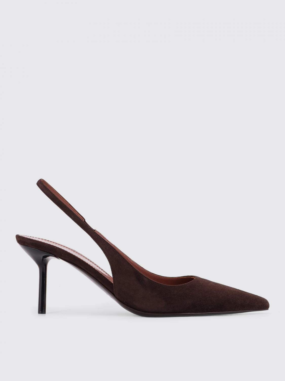 Paris Texas 75mm Slingback Pointed-toe Sandals In Animal Print