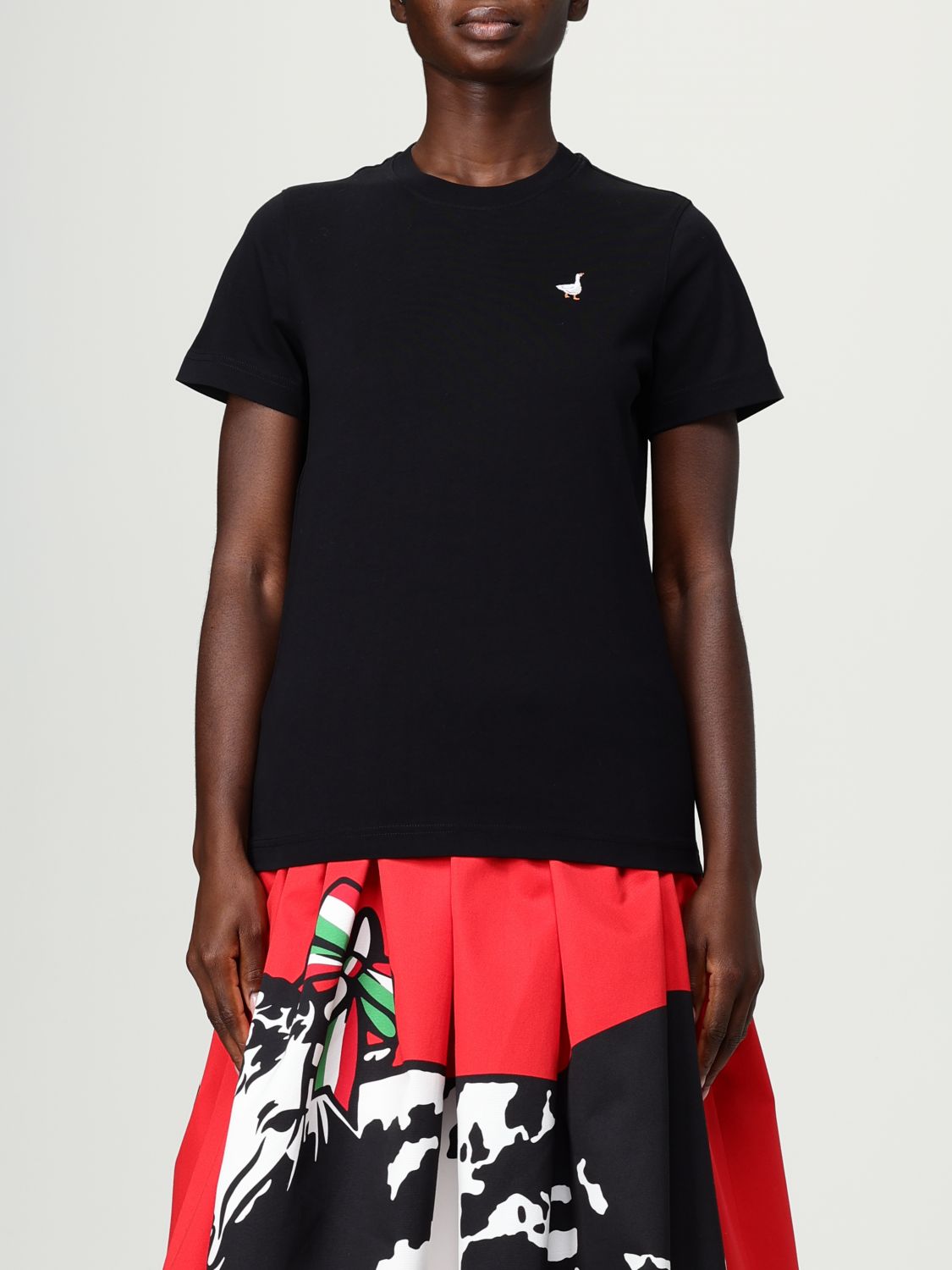 Moschino T-shirt  Couture Woman Color Black In Black