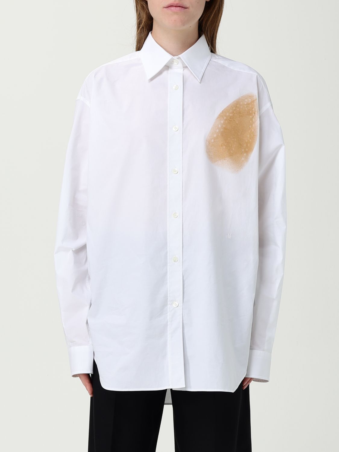 Moschino Long Sleeve Shirt In White