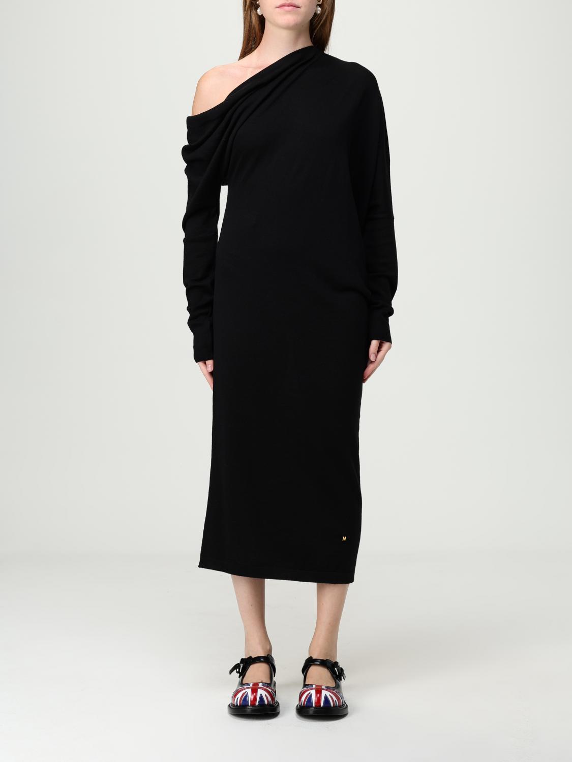 Moschino Dress Couture Woman Color Black In Black