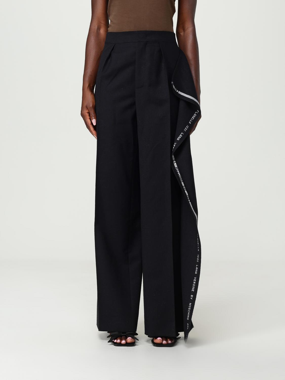 Moschino Pants  Couture Woman Color Black In Black