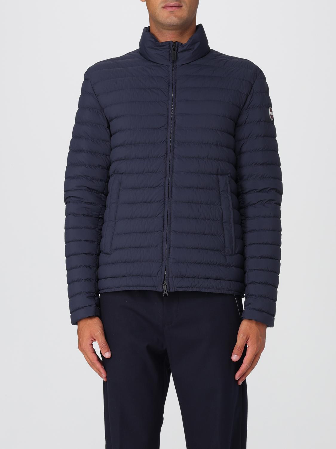 Colmar Hooded Horizontal-quilted Down Jacket In Blue