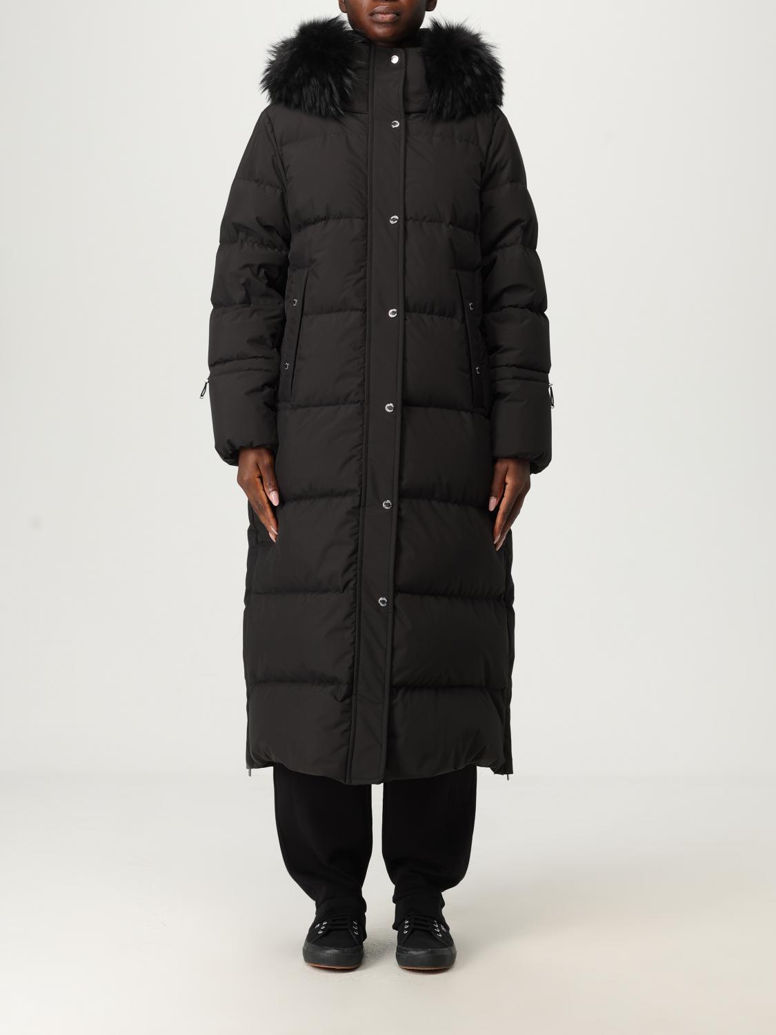 Moorer Long-sleeved Down Jacket In Black