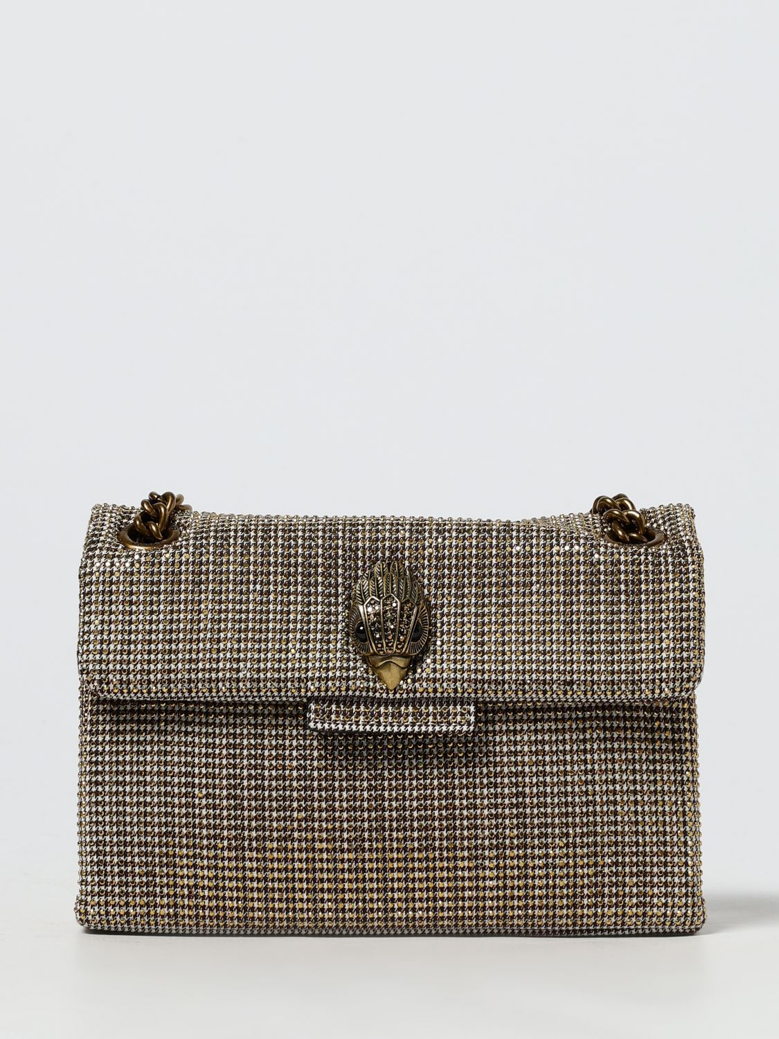 Kurt Geiger Shoulder Bag London Woman Color Beige In Gray