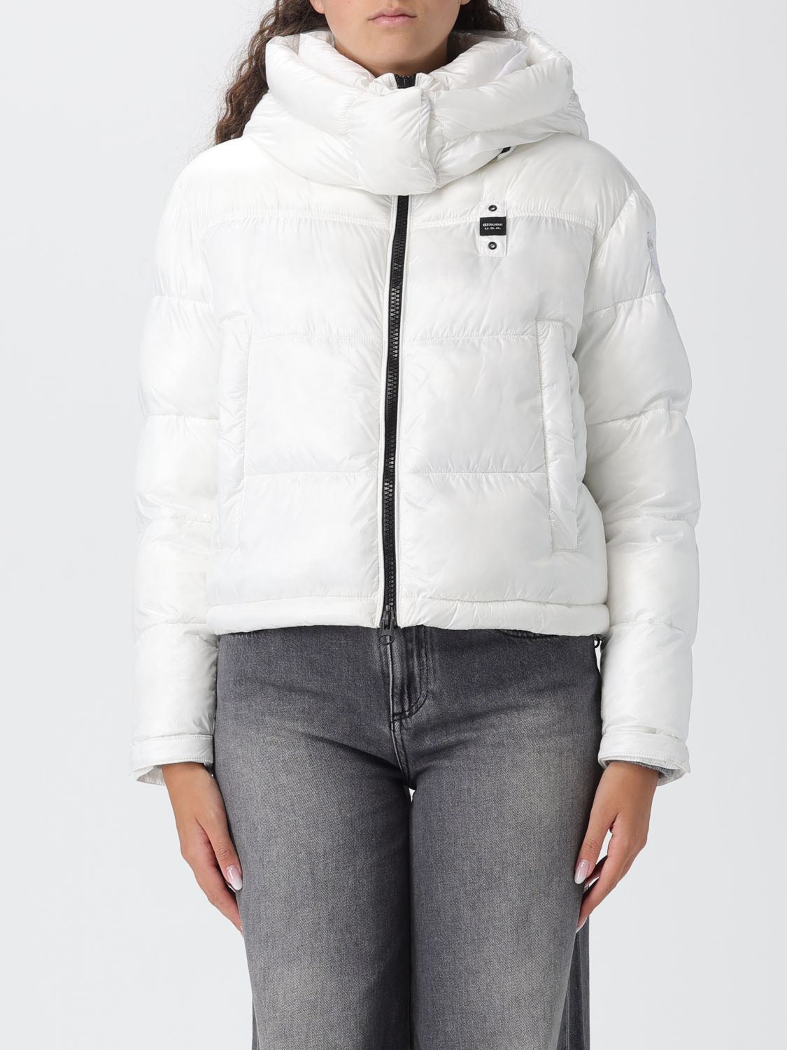 Blauer Women's Jacket  24wbldc02044 White In White