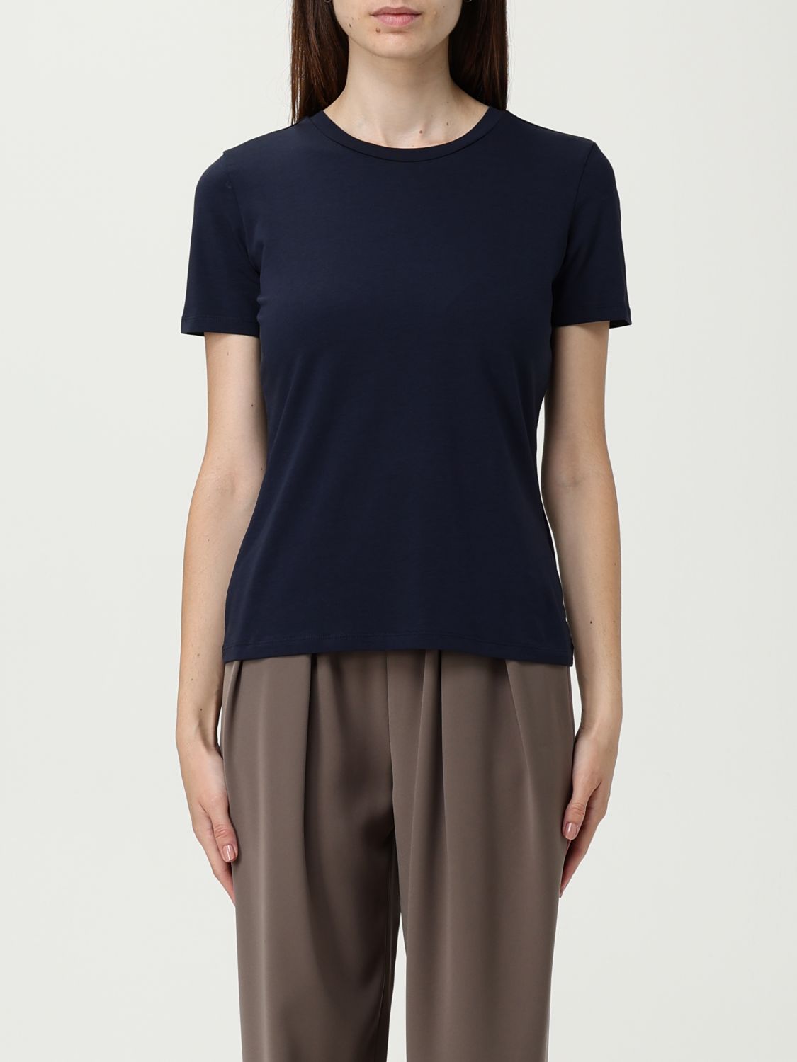 Mm Max Mara T-shirt Woman Color Blue In Blue