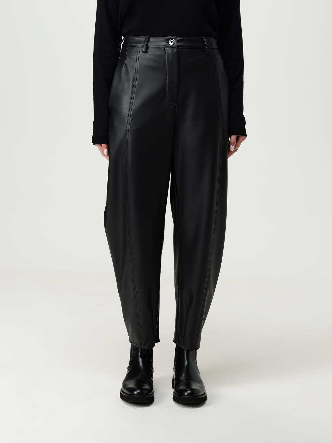 Mm Max Mara Pants  Woman Color Black In Black