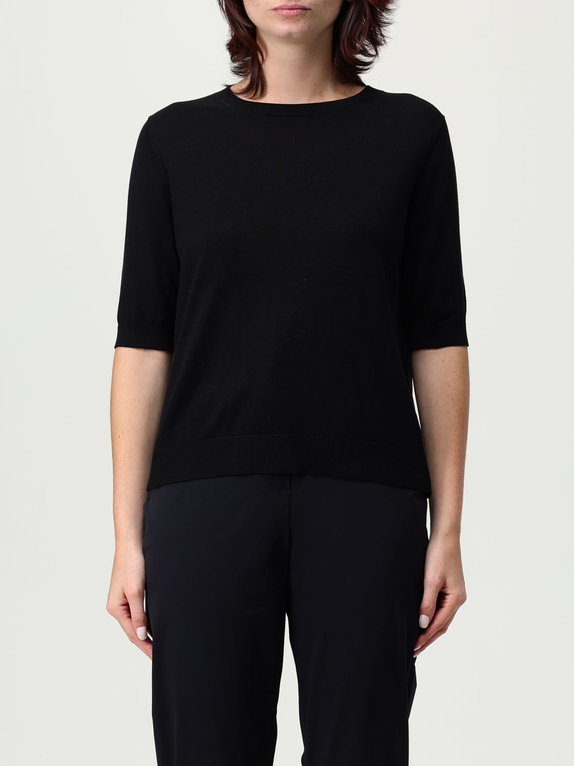 Mm Max Mara Sweater Woman Color Black In Black