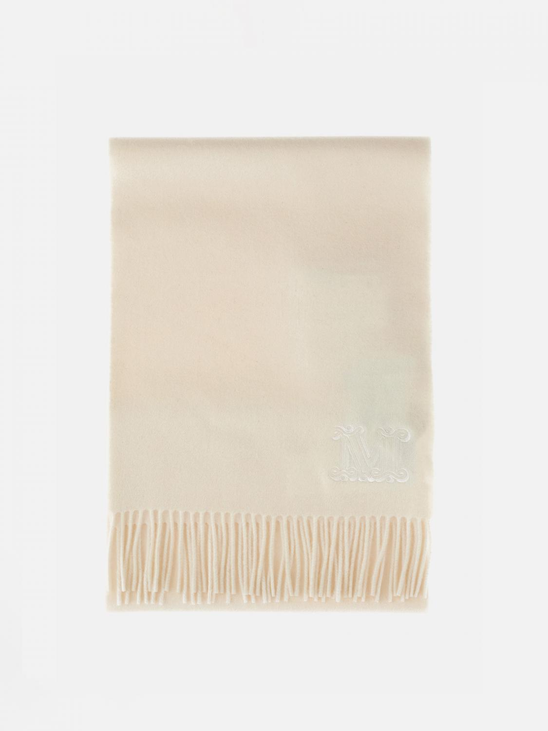 Max Mara MAX MARA Scarf Woman color White　MAX MARA スカーフ ウーマンカラー ホワイト