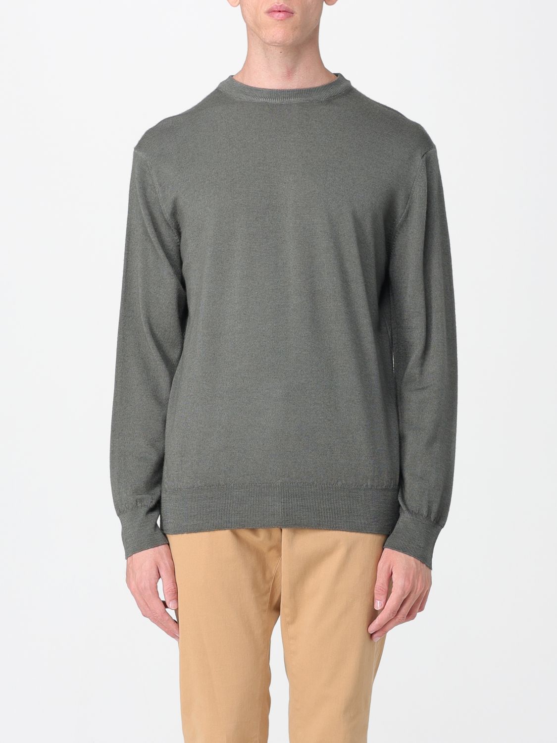 Paul & Shark Sweater  Men Color Green In Gray