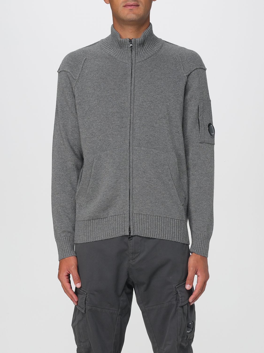 C.p. Company Sweater C. P. Company Men Color Grey In Gray