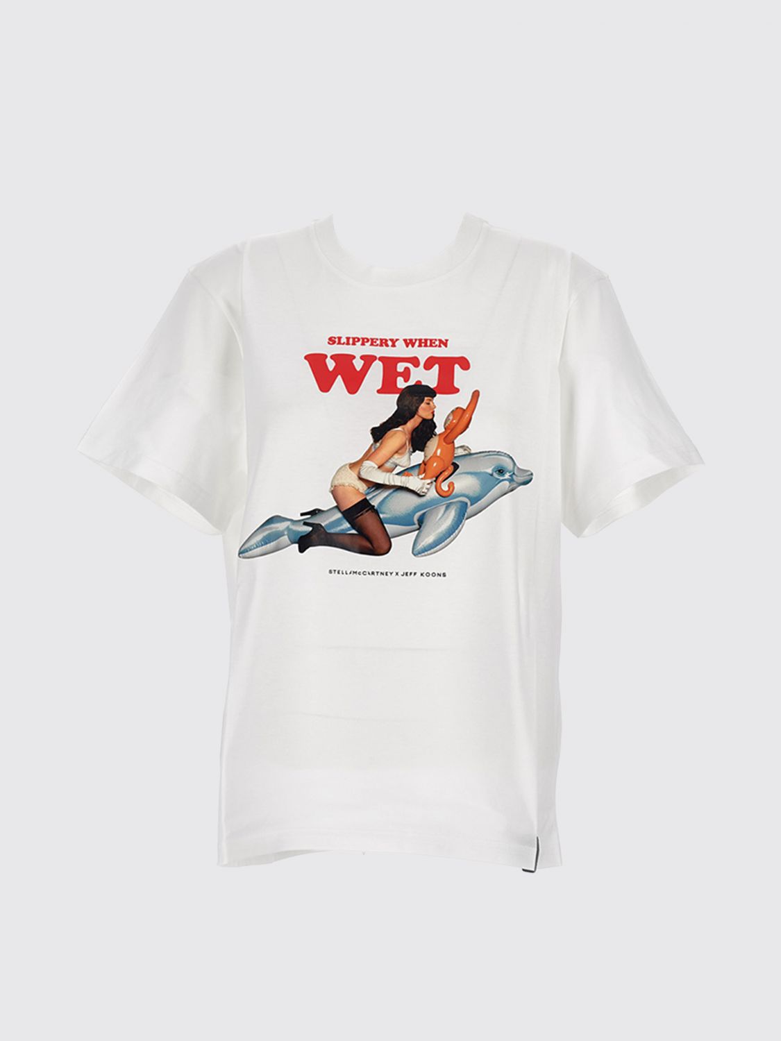 Stella Mccartney Cotton T-shirt In White