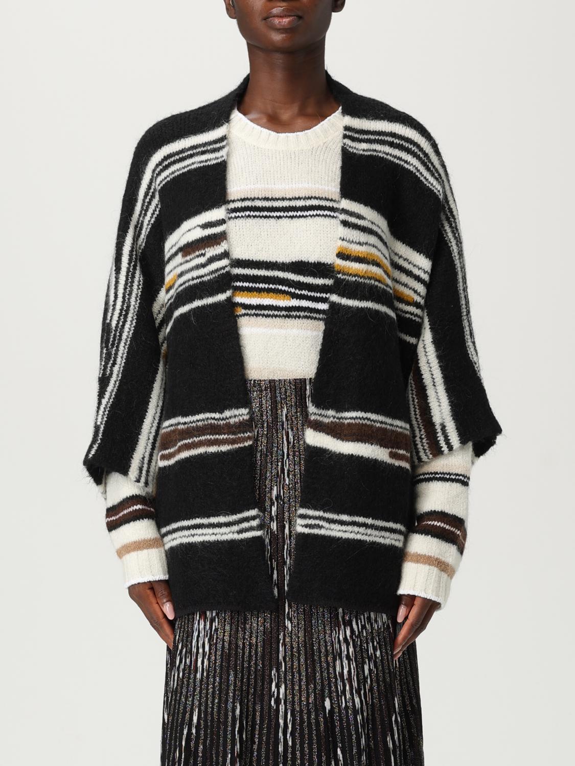 Missoni Stripes Intarsia Sweater Sweaters And Cardigans White In Gray