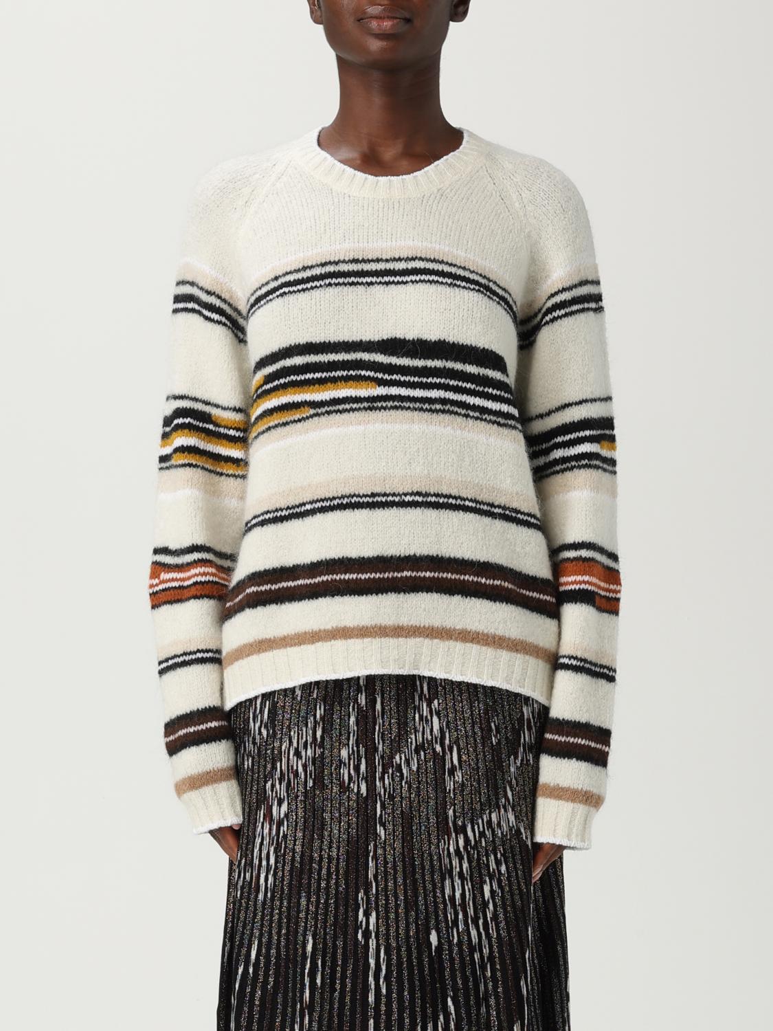 Missoni V-neck Knitted Maxi Cardigan In Black