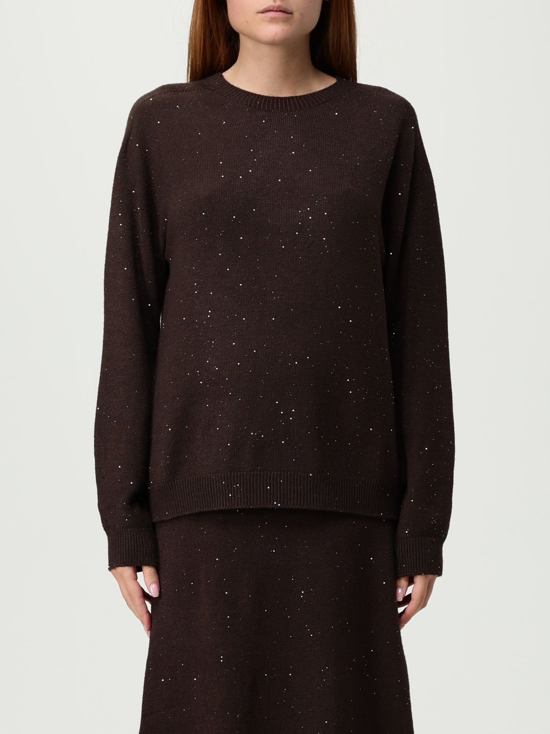 Liu •jo Sweater Liu Jo Woman Color Brown In Brown