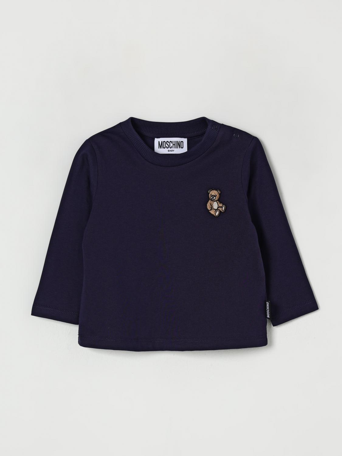 Moschino T-shirt Kids Color Blue In Black