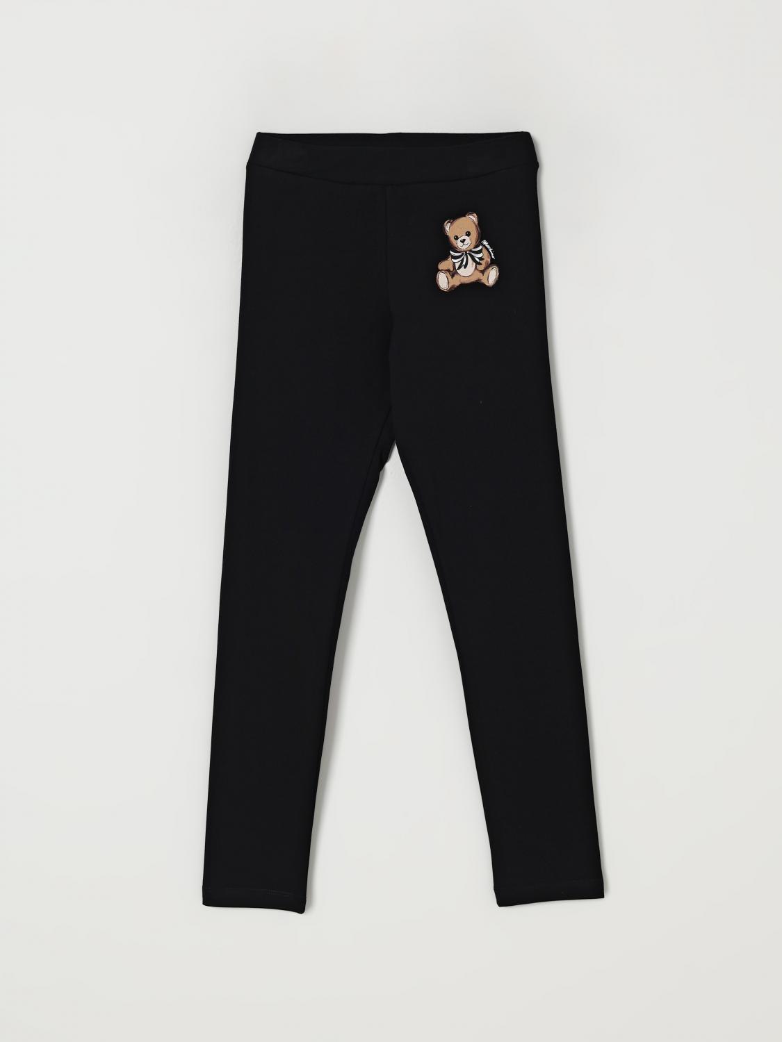 Moschino Teddy Bear Leggings In Black
